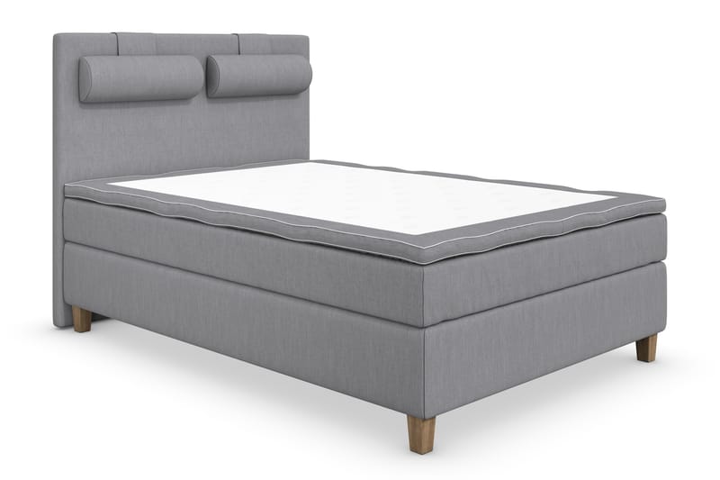 Jenkkisänky Roma Lyx 140x200 - Vaaleanharmaa - Huonekalut - Sänky - Jenkkisängyt