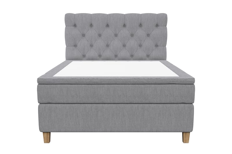 Jenkkisänky Roma Lyx 140x200 - Vaaleanharmaa - Huonekalut - Sänky - Jenkkisängyt