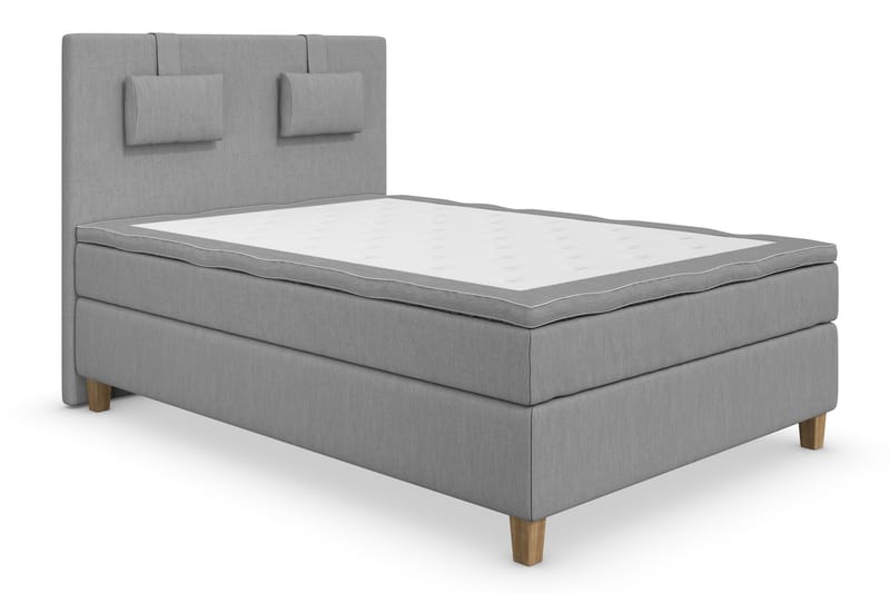 Jenkkisänky Roma Lyx 140x200 - Vaaleanharmaa - Huonekalut - Sänky - Jenkkisängyt