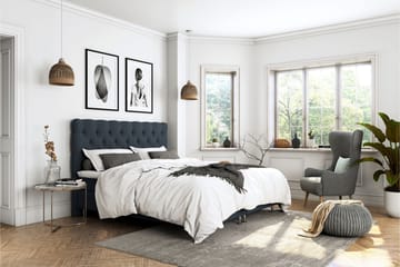 Jenkkisänky Roma Lyx 160x200 - Tummansininen - Huonekalut - Sänky - Jenkkisängyt