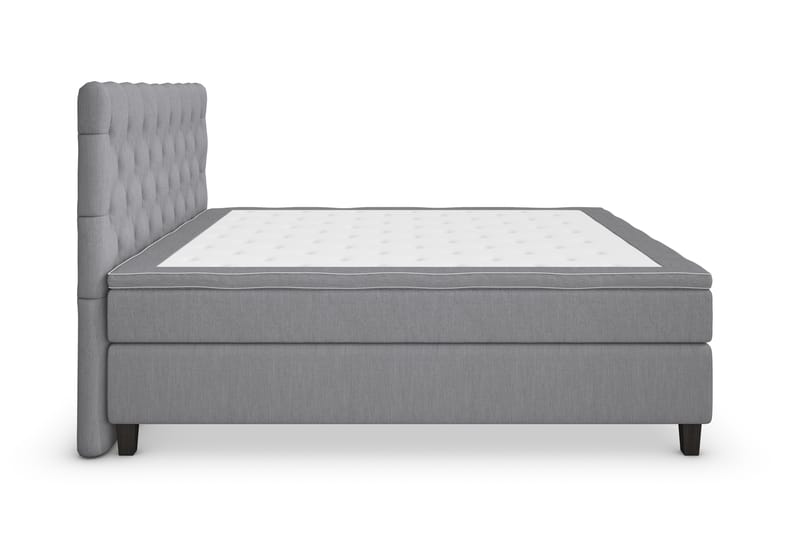 Jenkkisänky Roma Lyx 160x200 - Vaaleanharmaa - Huonekalut - Sänky - Jenkkisängyt