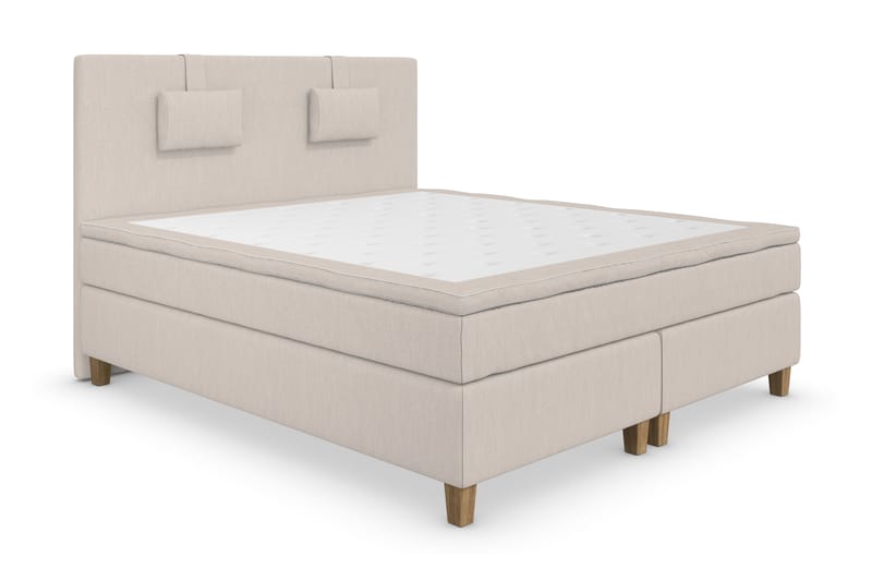 Jenkkisänky Roma Lyx 180x200 - Beige - Huonekalut - Sänky - Jenkkisängyt