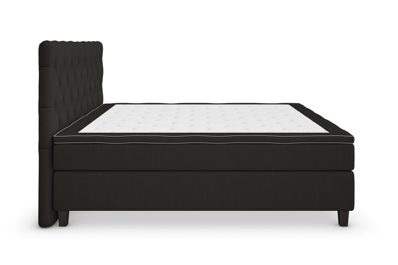 Jenkkisänky Roma Lyx 180x200 - Musta/Mustat jalat - Huonekalut - Sänky - Jenkkisängyt