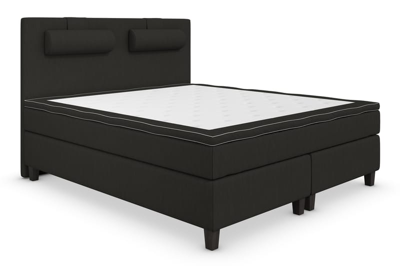 Jenkkisänky Roma Lyx 180x200 - Musta/Mustat jalat - Huonekalut - Sänky - Jenkkisängyt