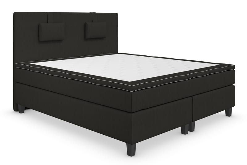 Jenkkisänky Roma Lyx 180x200 - Musta/Mustat jalat - Huonekalut - Sänky - Jenkkisängyt
