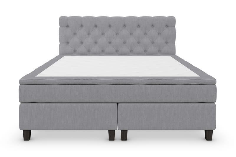 Jenkkisänky Roma Lyx 180x200 - Vaaleanharmaa - Huonekalut - Sänky - Jenkkisängyt