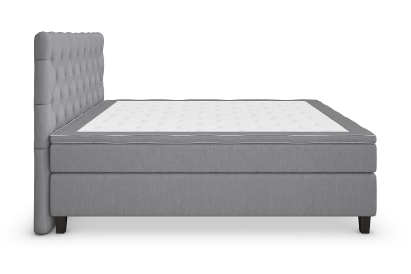 Jenkkisänky Roma Lyx 180x200 - Vaaleanharmaa - Huonekalut - Sänky - Jenkkisängyt