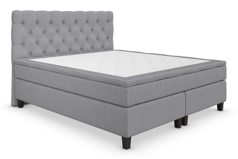 Jenkkisänky Roma Lyx 180x200 - Vaaleanharmaa - Huonekalut - Sänky - Jenkkisängyt