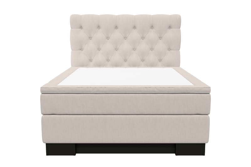 Jenkkisänky Romance Lyx 140x200 - Beige - Huonekalut - Sänky - Jenkkisängyt