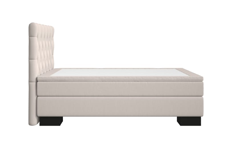 Jenkkisänky Romance Lyx 140x200 - Beige - Huonekalut - Sänky - Jenkkisängyt