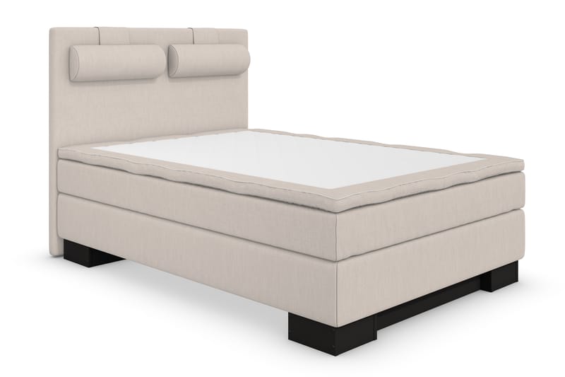 Jenkkisänky Romance Lyx 140x200 - Beige - Huonekalut - Sänky - Jenkkisängyt