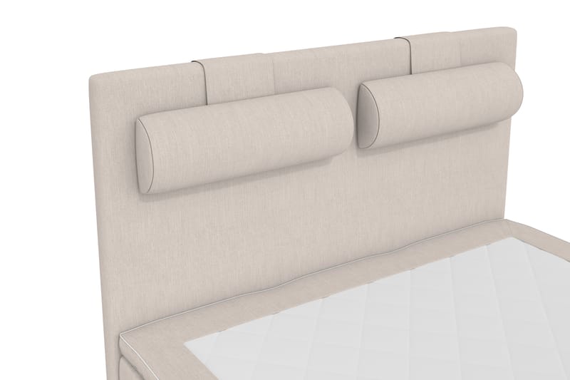 Jenkkisänky Romance Lyx 140x200 - Beige - Huonekalut - Sänky - Jenkkisängyt