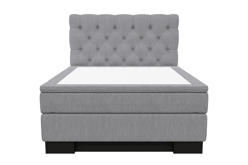Jenkkisänky Romance Lyx 140x200 - Vaaleanharmaa - Huonekalut - Sänky - Jenkkisängyt