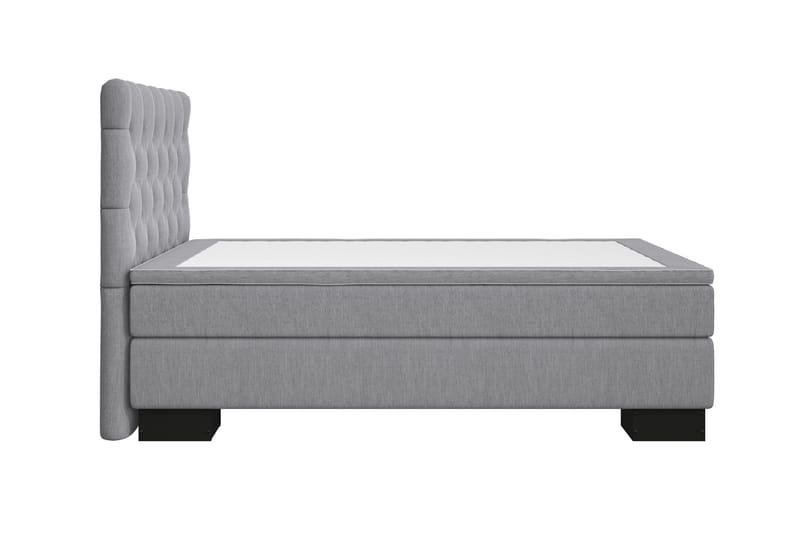 Jenkkisänky Romance Lyx 140x200 - Vaaleanharmaa - Huonekalut - Sänky - Jenkkisängyt