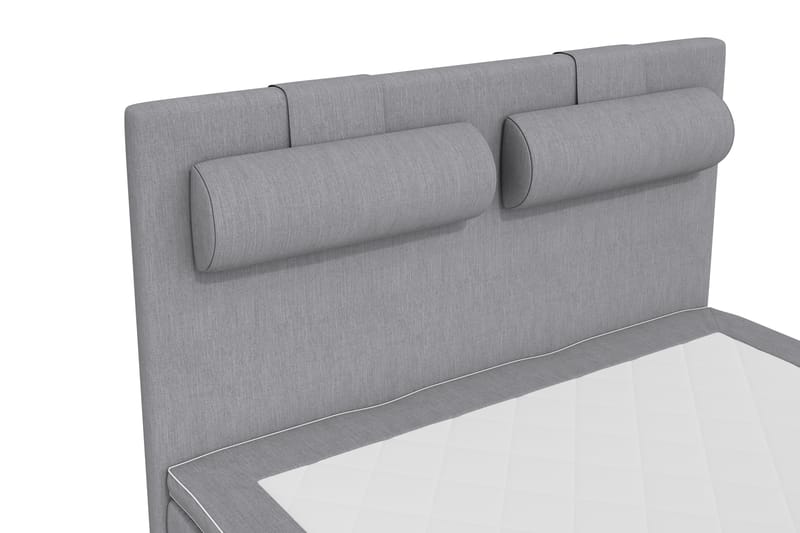 Jenkkisänky Romance Lyx 140x200 - Vaaleanharmaa - Huonekalut - Sänky - Jenkkisängyt