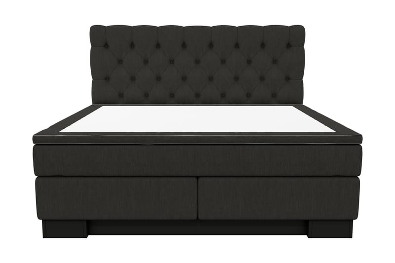 Jenkkisänky Romance Lyx 160x200 - Musta - Huonekalut - Sänky - Jenkkisängyt