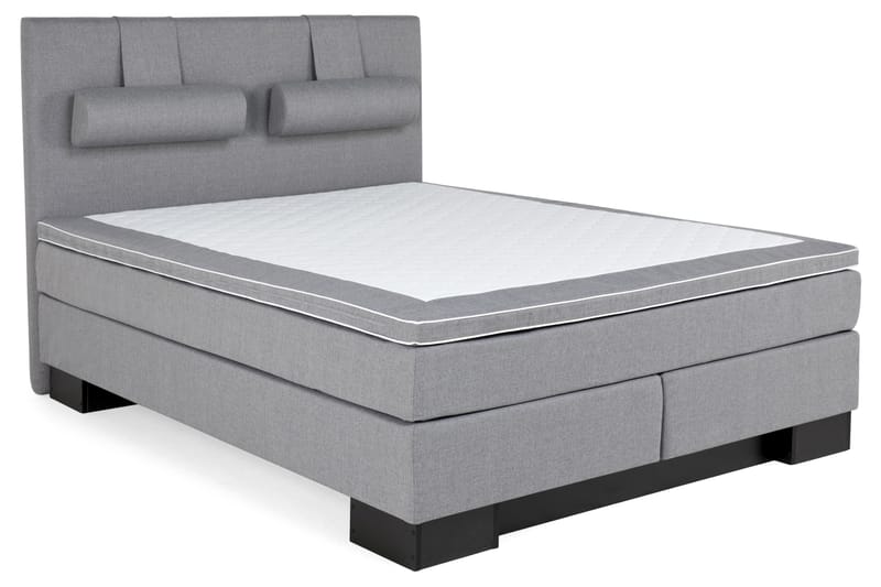 Jenkkisänky Romance Lyx 160x200 - Vaaleanharmaa - Huonekalut - Sänky - Jenkkisängyt