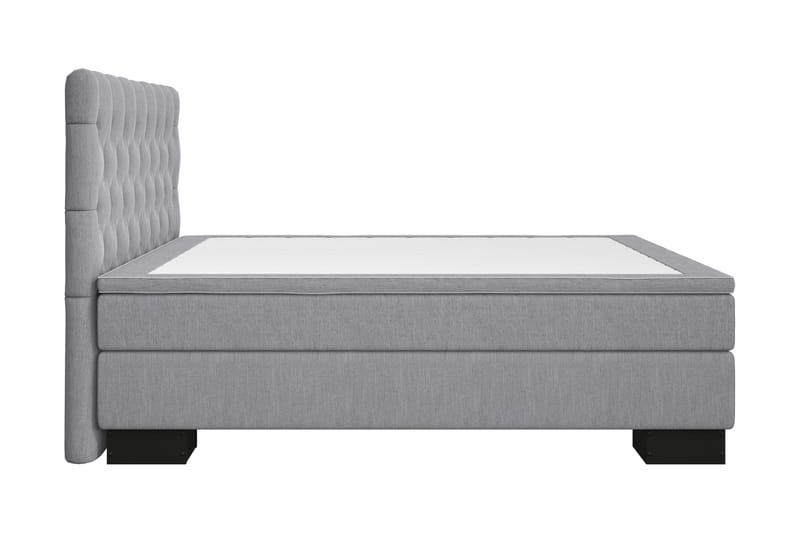 Jenkkisänky Romance Lyx 160x200 - Vaaleanharmaa - Huonekalut - Sänky - Jenkkisängyt