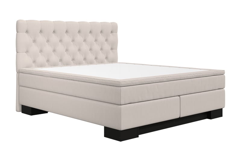 Jenkkisänky Romance Lyx 180x200 - Beige - Huonekalut - Sänky - Jenkkisängyt