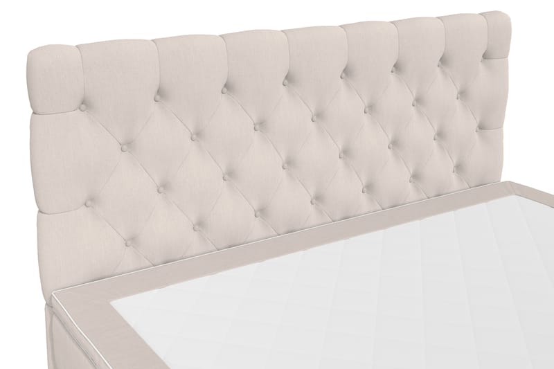 Jenkkisänky Romance Lyx 180x200 - Beige - Huonekalut - Sänky - Jenkkisängyt