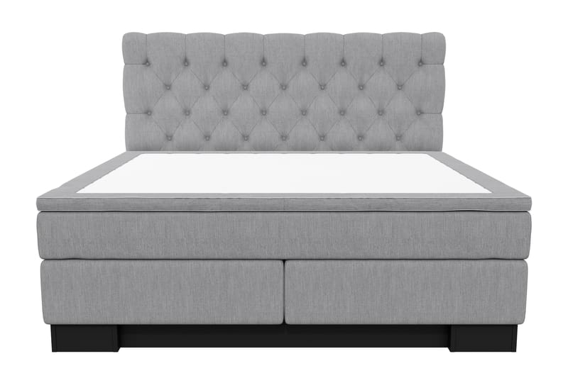 Jenkkisänky Romance Lyx 180x210 - Vaaleanharmaa - Huonekalut - Sänky - Jenkkisängyt
