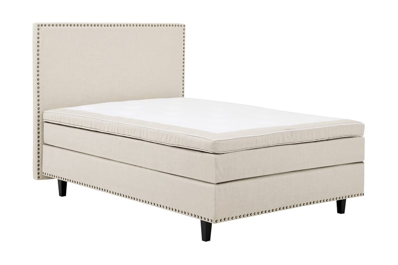Jenkkisänky Roosalie 140x200 Pääty - Beige - Huonekalut - Sänky - Jenkkisängyt