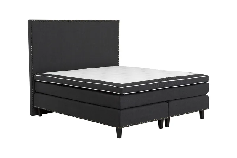 Jenkkisänky Roosalie 160x200 Pääty - Musta - Huonekalut - Sänky - Parisänky