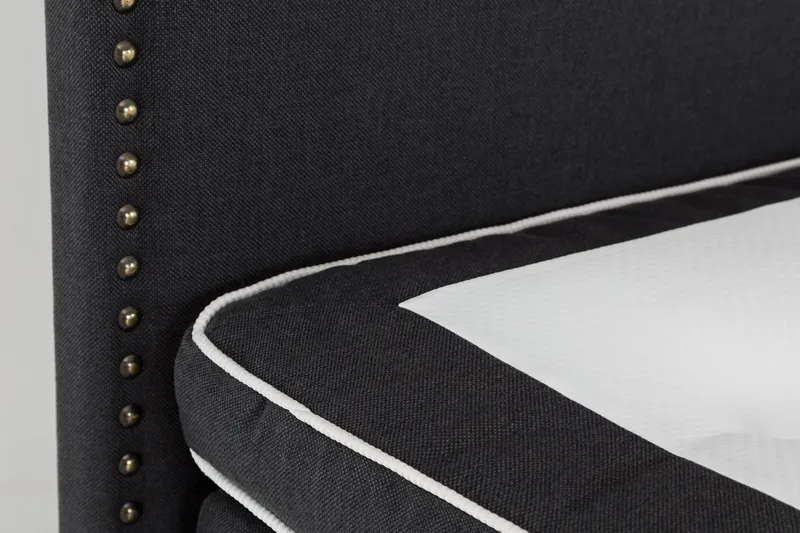 Jenkkisänky Roosalie 160x200 Pääty - Musta - Huonekalut - Sänky - Parisänky