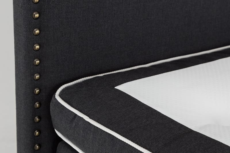 Jenkkisänky Roosalie 160x200 Pääty - Musta - Huonekalut - Sänky - Parisänky