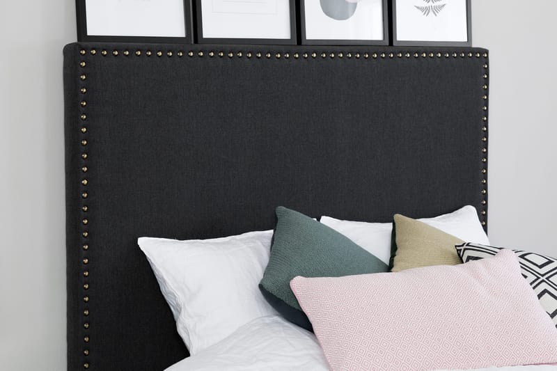 Jenkkisänky Roosalie 160x200 Pääty - Musta - Huonekalut - Sänky - Parisänky