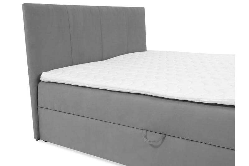 Jenkkisänky Skudderup 140x200 cm + Sijauspatja - Vihreä - Huonekalut - Sänky - Jenkkisängyt