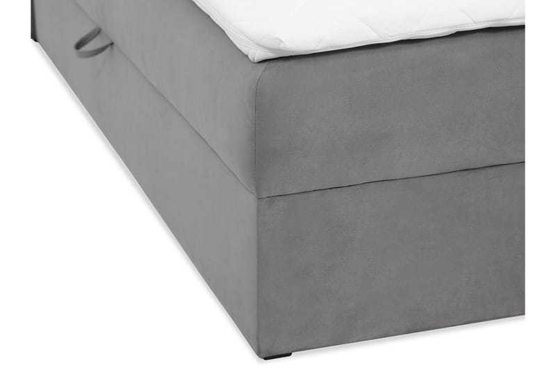 Jenkkisänky Skudderup 180x200 cm + Sijauspatja - Roosa - Huonekalut - Sänky - Jenkkisängyt