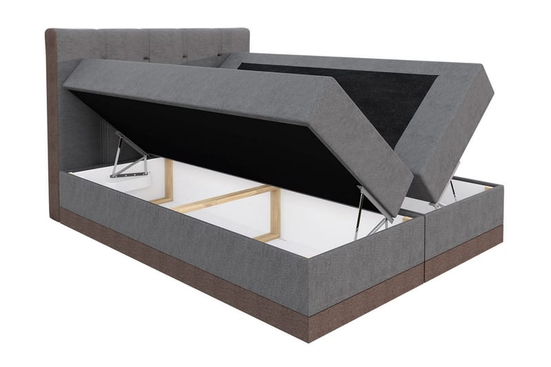 Jenkkisänky Songvik 180x200 - Ruskea - Huonekalut - Sänky - Jenkkisängyt