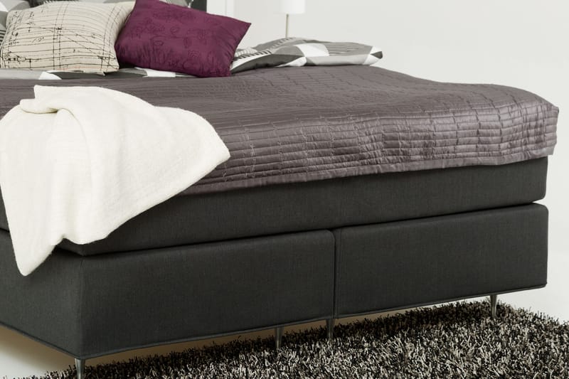 Jenkkisänky Sovereign 200x200 - Tummanharmaa - Huonekalut - Sänky - Parisänky