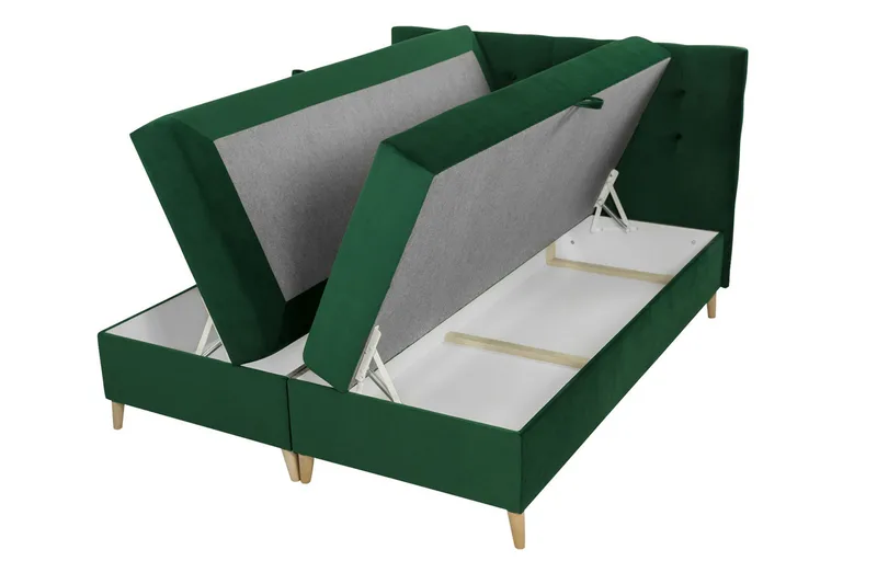 Jenkkisänky Taiwan 140x200 cm - Beige - Huonekalut - Sänky - Jenkkisängyt