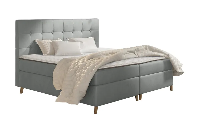 Jenkkisänky Taiwan 140x200 cm - Harmaa - Huonekalut - Sänky - Jenkkisängyt