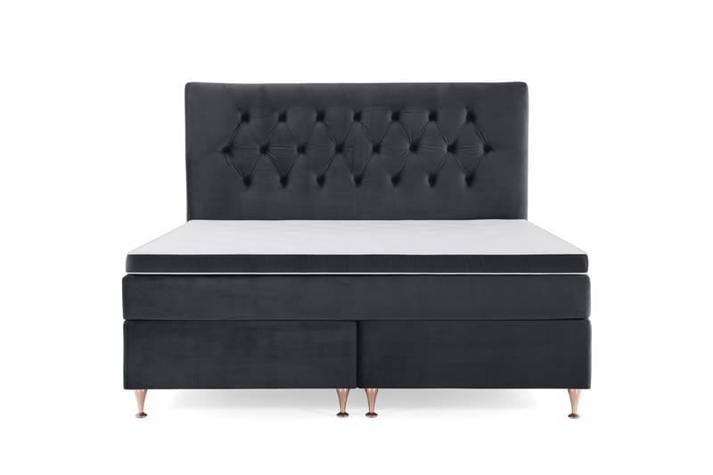 Jenkkisänky Torsö 160x200, Musta