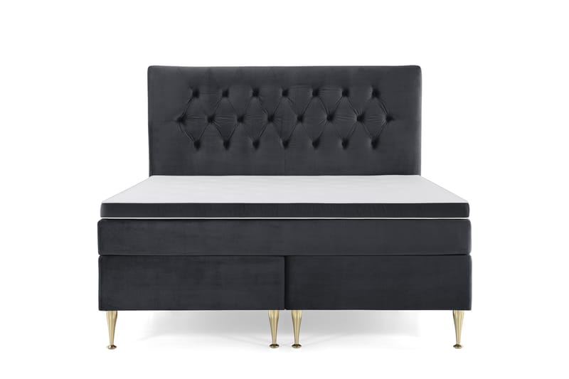 Jenkkisänky Torsö 160x200 - Musta - Huonekalut - Sänky - Parisänky