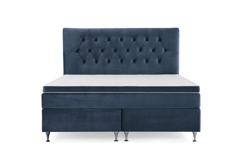 Jenkkisänky Torsö 180x200 Sametti - Tummansininen - Huonekalut - Sänky - Jenkkisängyt