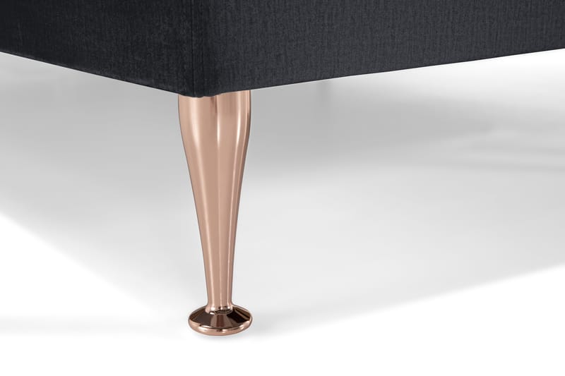 Jenkkisänky Torsö 210x210 - Musta - Huonekalut - Sänky - Jenkkisängyt