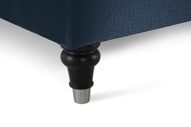 Jenkkisänky Torsö 210x210 Sametti - Tummansininen - Huonekalut - Sänky - Parisänky