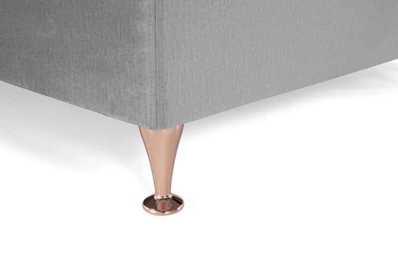 Jenkkisänky Torsö 210x210 - Vaaleanharmaa - Huonekalut - Sänky - Parisänky