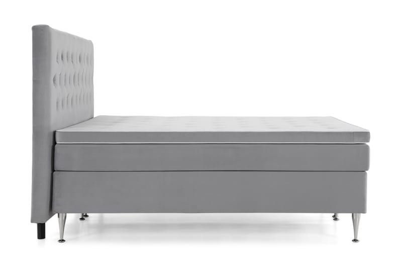 Jenkkisänky Torsö 210x210 - Vaaleanharmaa - Huonekalut - Sänky - Parisänky