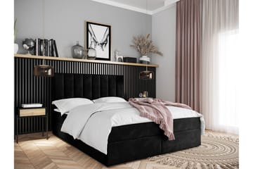 Jenkkisänky Vidin 180x200 cm Medium - Musta - Huonekalut - Sänky - Jenkkisängyt