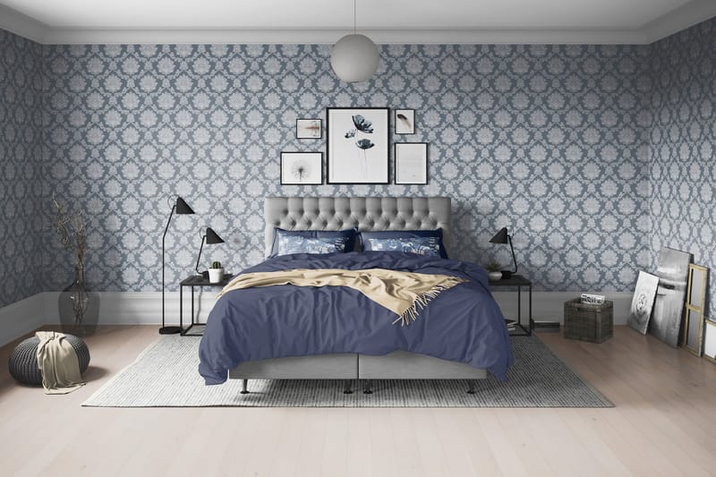 Jenkkisänky Paraiso 160x200 cm Kiinteä - Harmaa - Huonekalut - Sänky - Jenkkisängyt