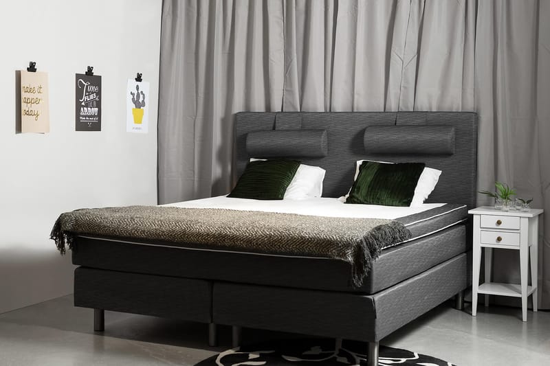 Jenkkisänky Palma 180x200 - Ancona Harmaa - Huonekalut - Sänky - Parisänky