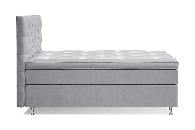 Jenkkisänky Paraiso 105x200 cm Kiinteä - Vaaleanharmaa - Huonekalut - Sänky - Sänkypaketti