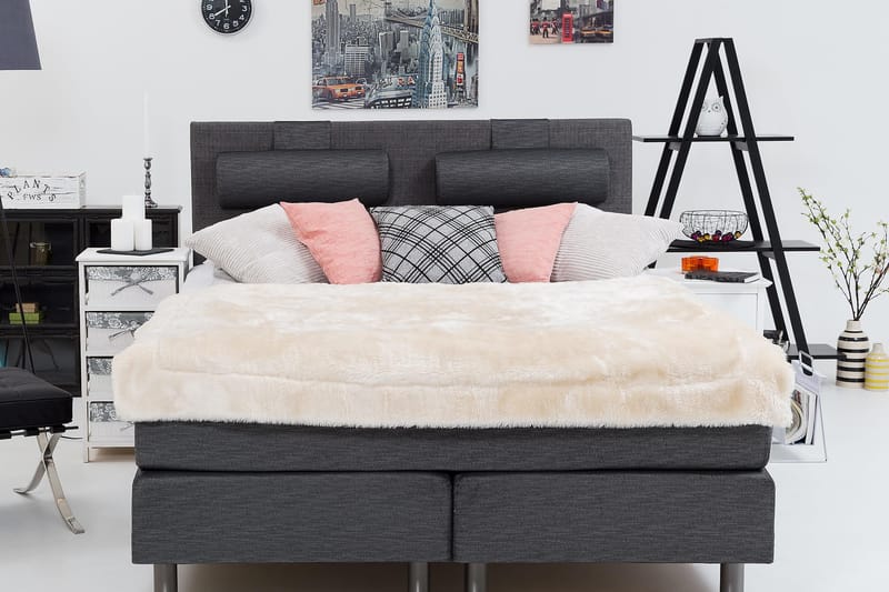 Jenkkisänky Palma 180x200 - Ancona Harmaa - Huonekalut - Sänky - Parisänky