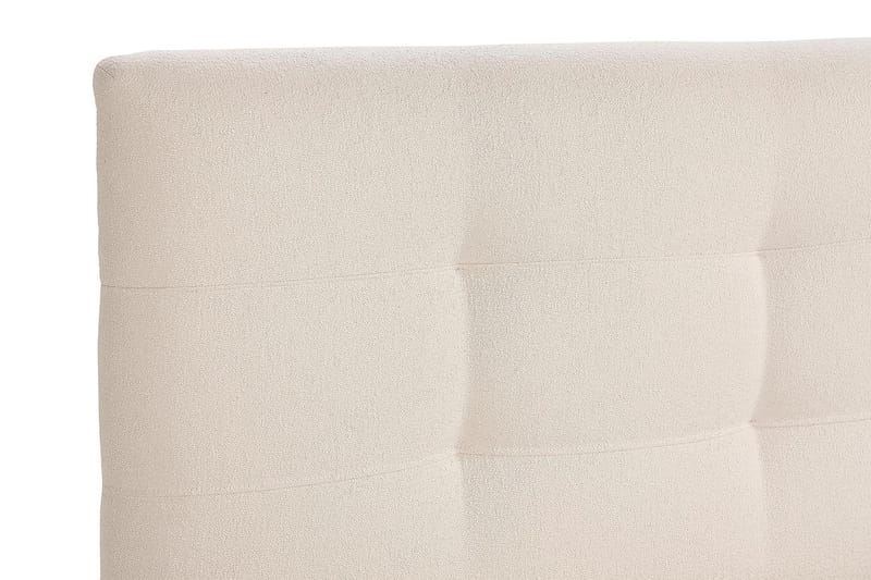 Kakichi Luxe Täydellinen Sänkypaketti Jenkkisänky 180x200 cm sängynpäädyllä - Vaaleabeige - Huonekalut - Sänky - Jenkkisängyt