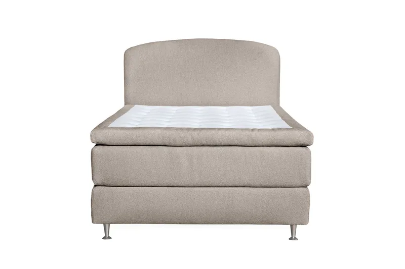 Oslo Lyx Sänky­paketti Jenkkisänky 140x200 cm Curved Sängynpääty, Beige